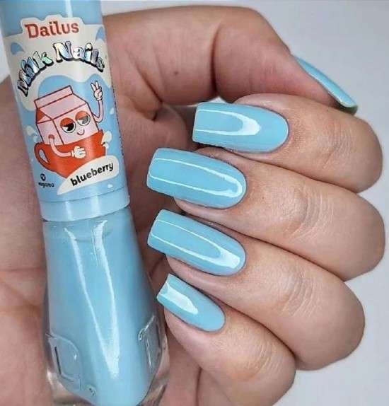 Esmalte Azul Bebê.