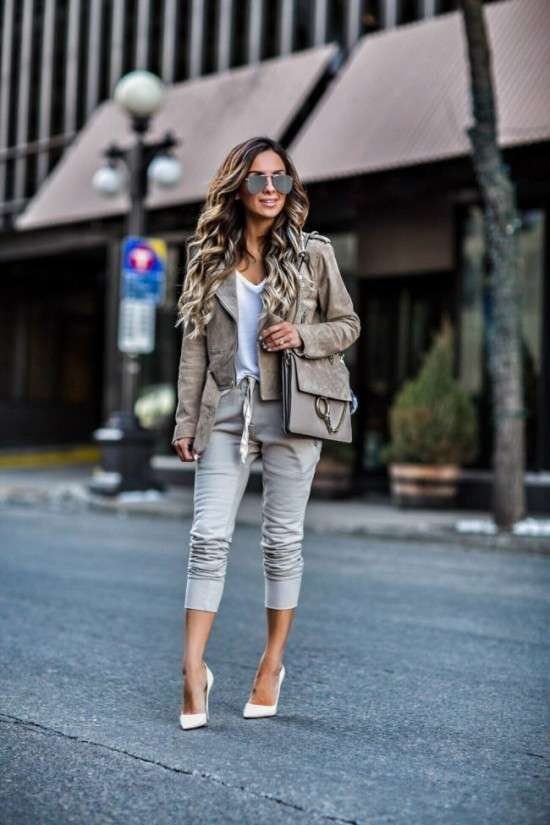 Sport chic estilo.