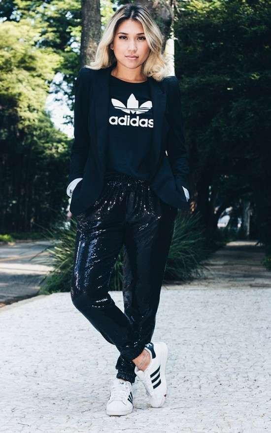 Sport chic estilo.