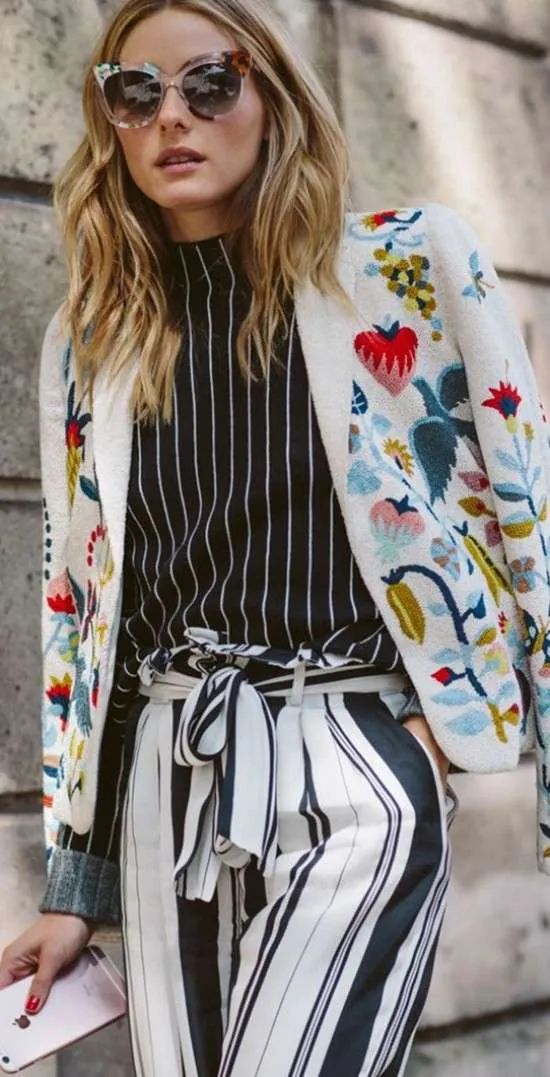 Mix de estampas na moda feminina.