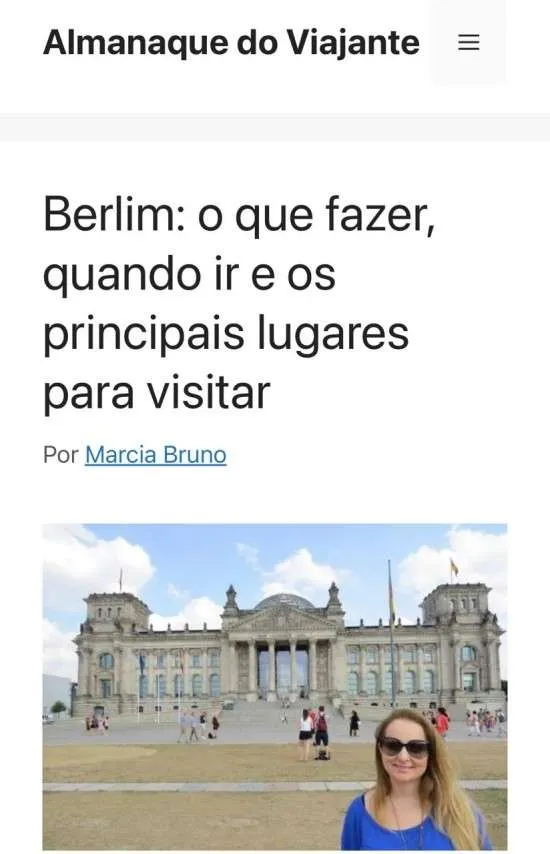 Blog de viagem.