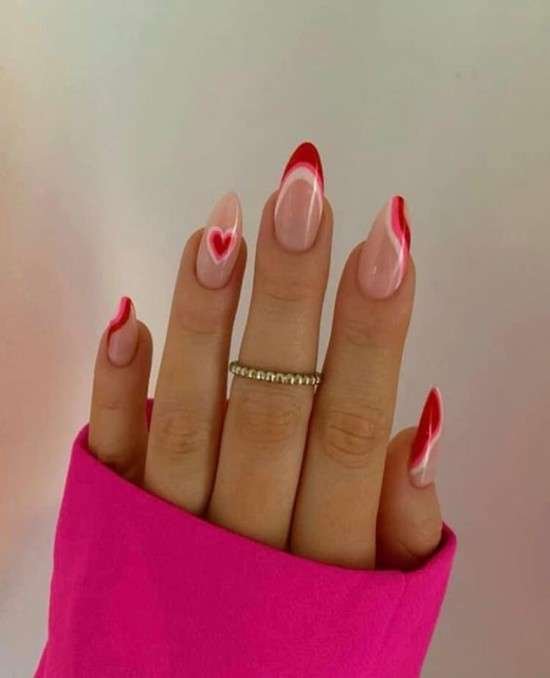 Ideias de unhas para dia dos Namorados.