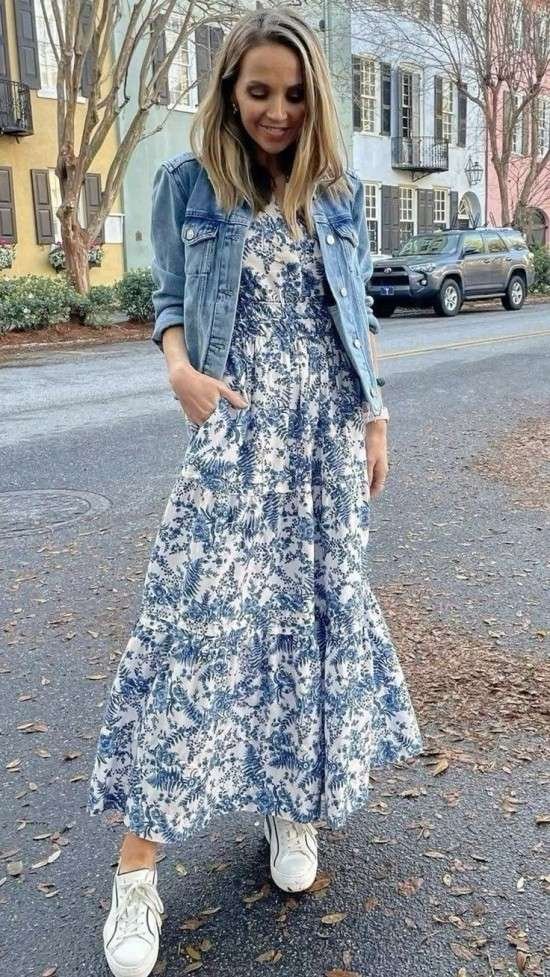 Looks com jaqueta jeans.