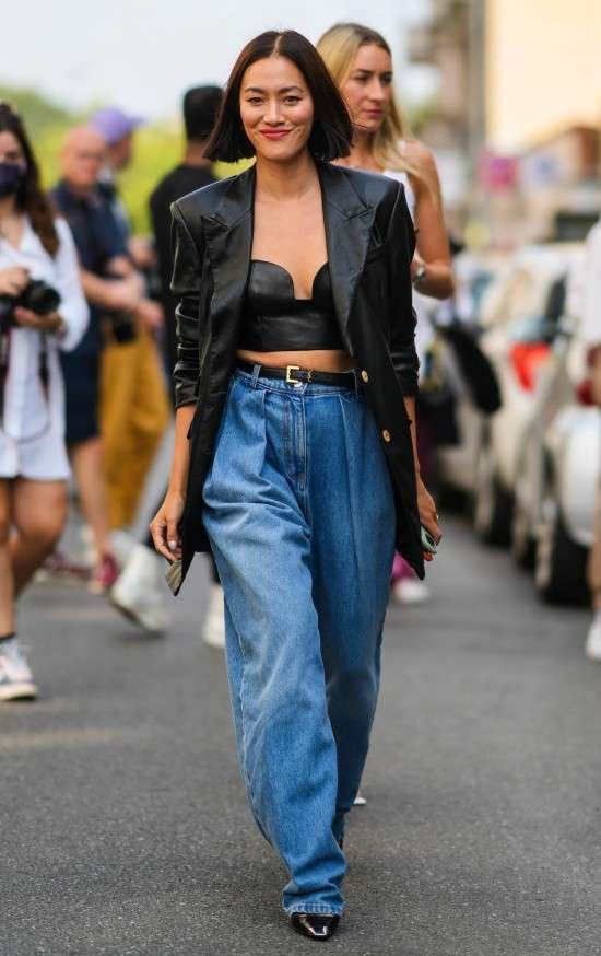 Moda anos 80 feminina.