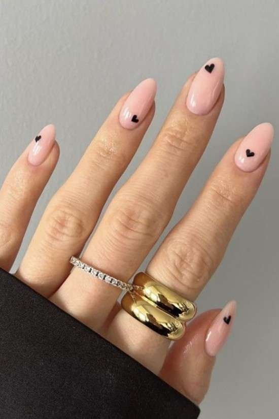 Unhas de Dia dos Namorados.