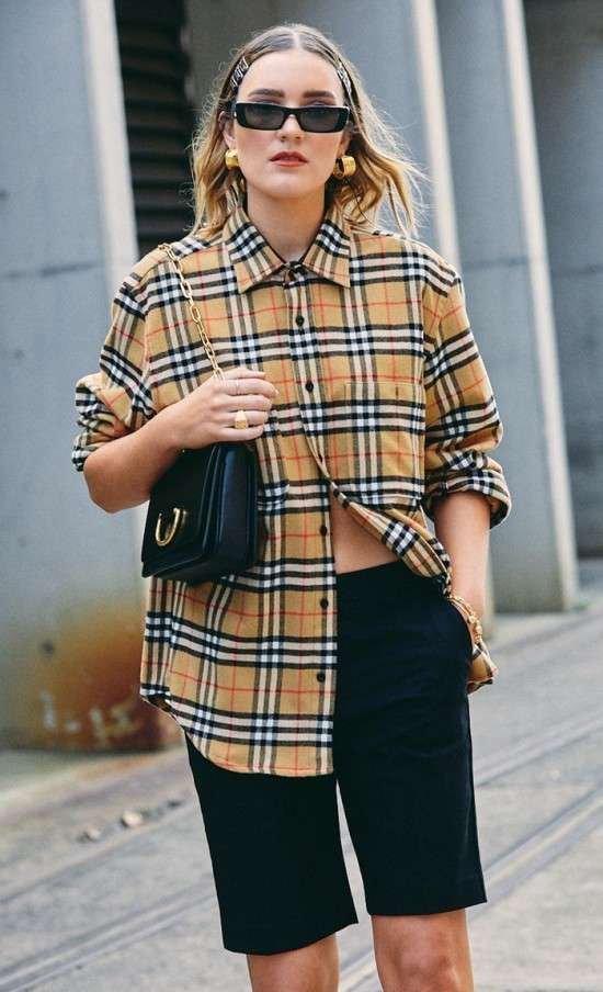 Tipos de xadrez Burberry.