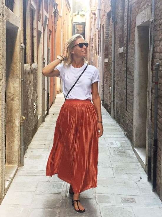 Looks com saia longa.