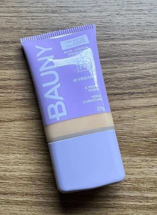Base Bauny resenha efeito matte.