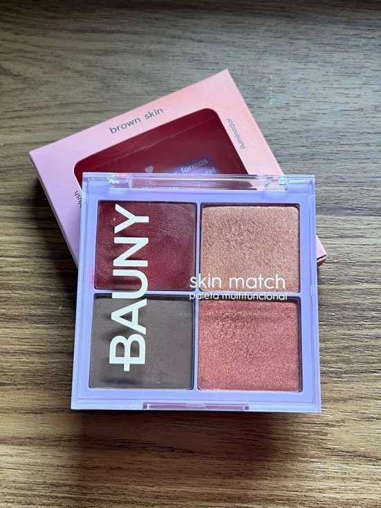 Paleta Bauny Skin match brown skin.