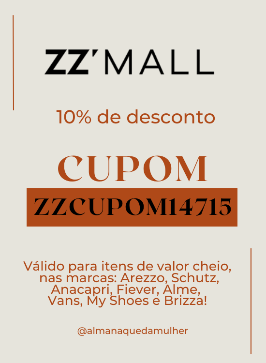 Cupom ZZ Mall.