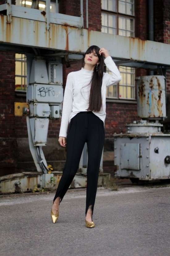Look legging fuseau.