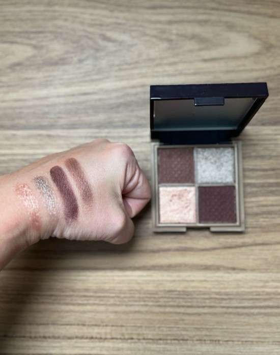 Paleta sombras Eudora resenha swatch.