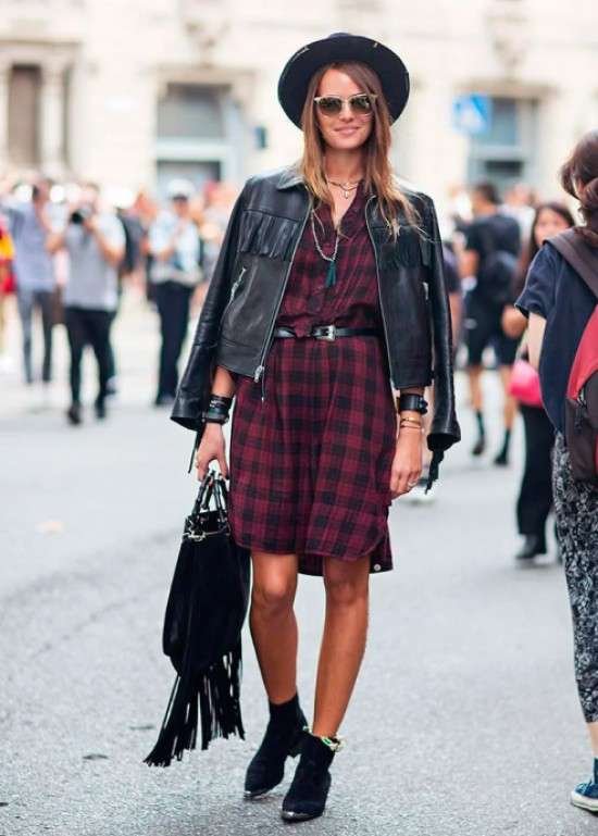 Estilo Oversized feminino.
