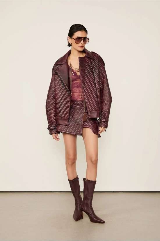 Estilo Oversized feminino.