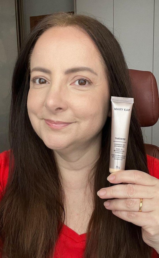 Base Luminous Timewise 3D Mary Kay resenha da nova base.